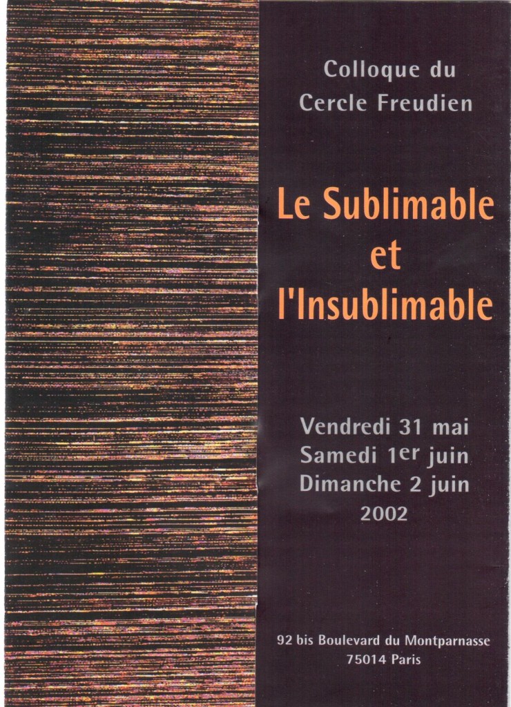 Le sublimable 1